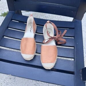 Tan Espadrille Flats by Free People